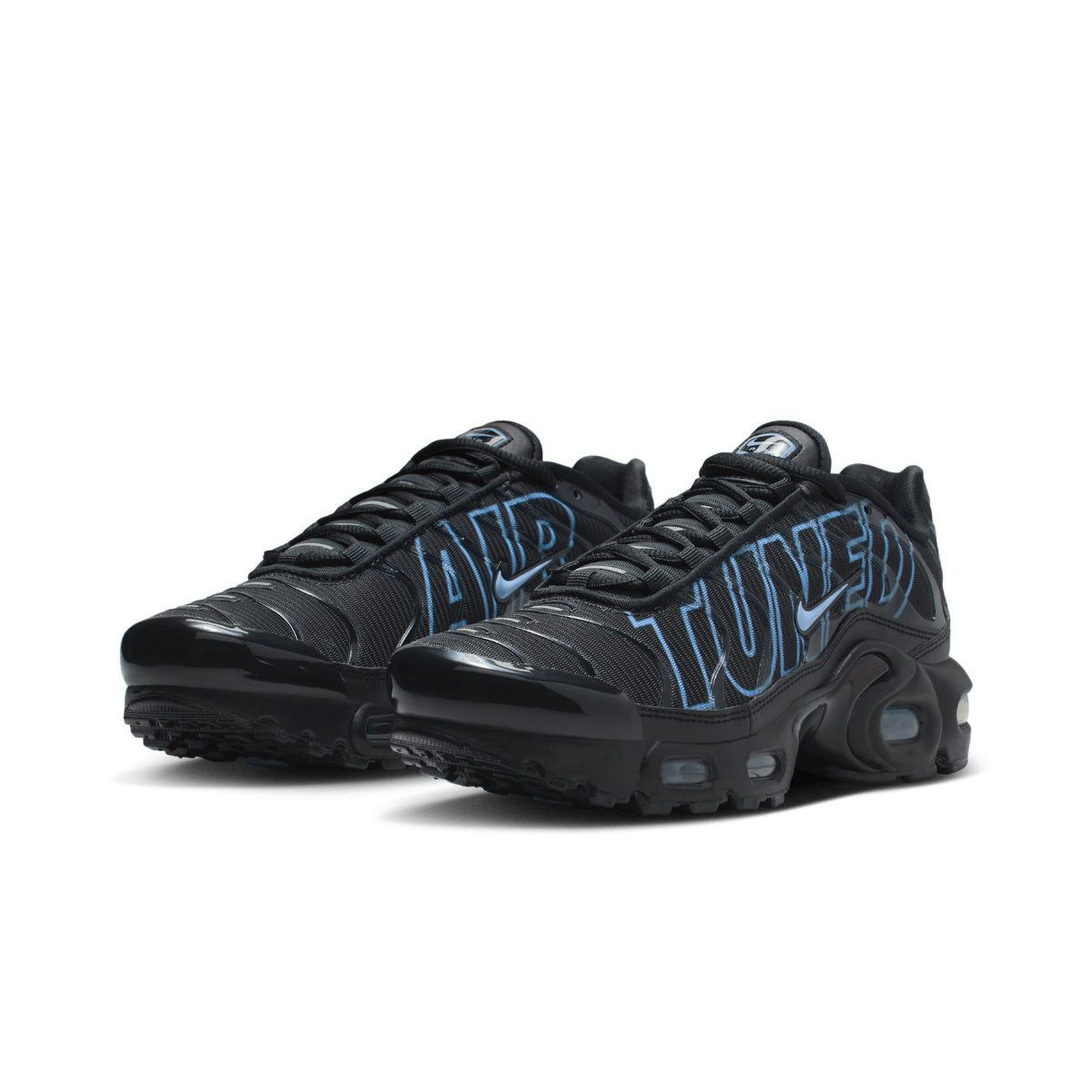 NIKE AIR MAX PLUS "TUNED" BLACK ICE BLUE