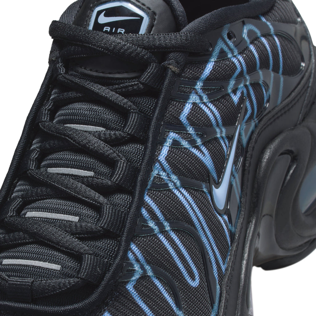 NIKE AIR MAX PLUS "TUNED" BLACK ICE BLUE