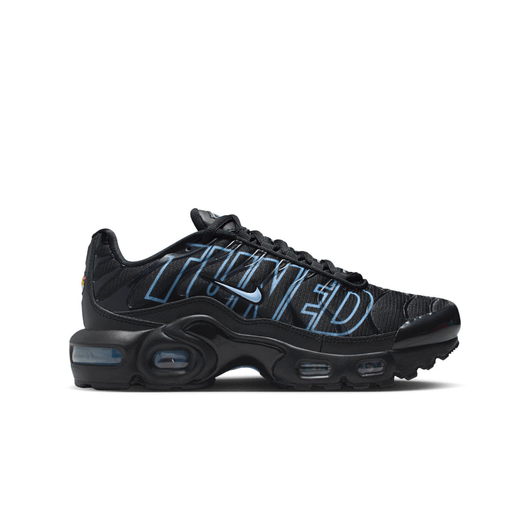 NIKE AIR MAX PLUS "TUNED" BLACK ICE BLUE