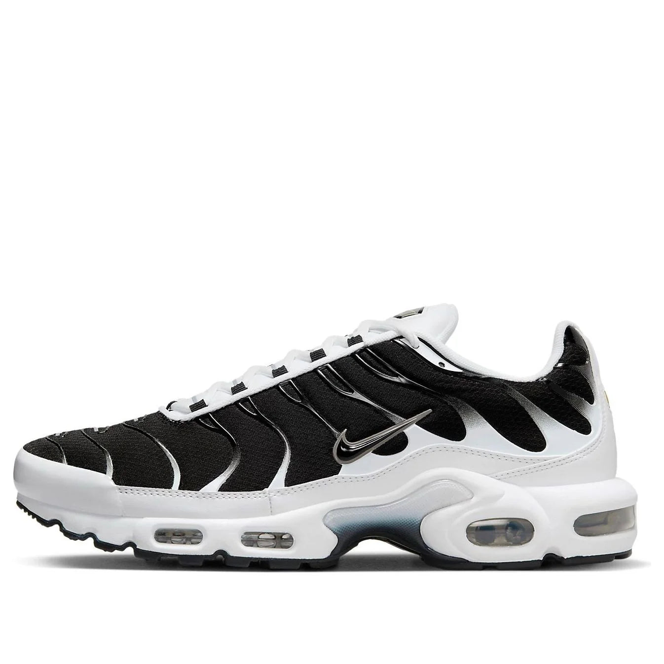 Air Max Plus White Black Metallic