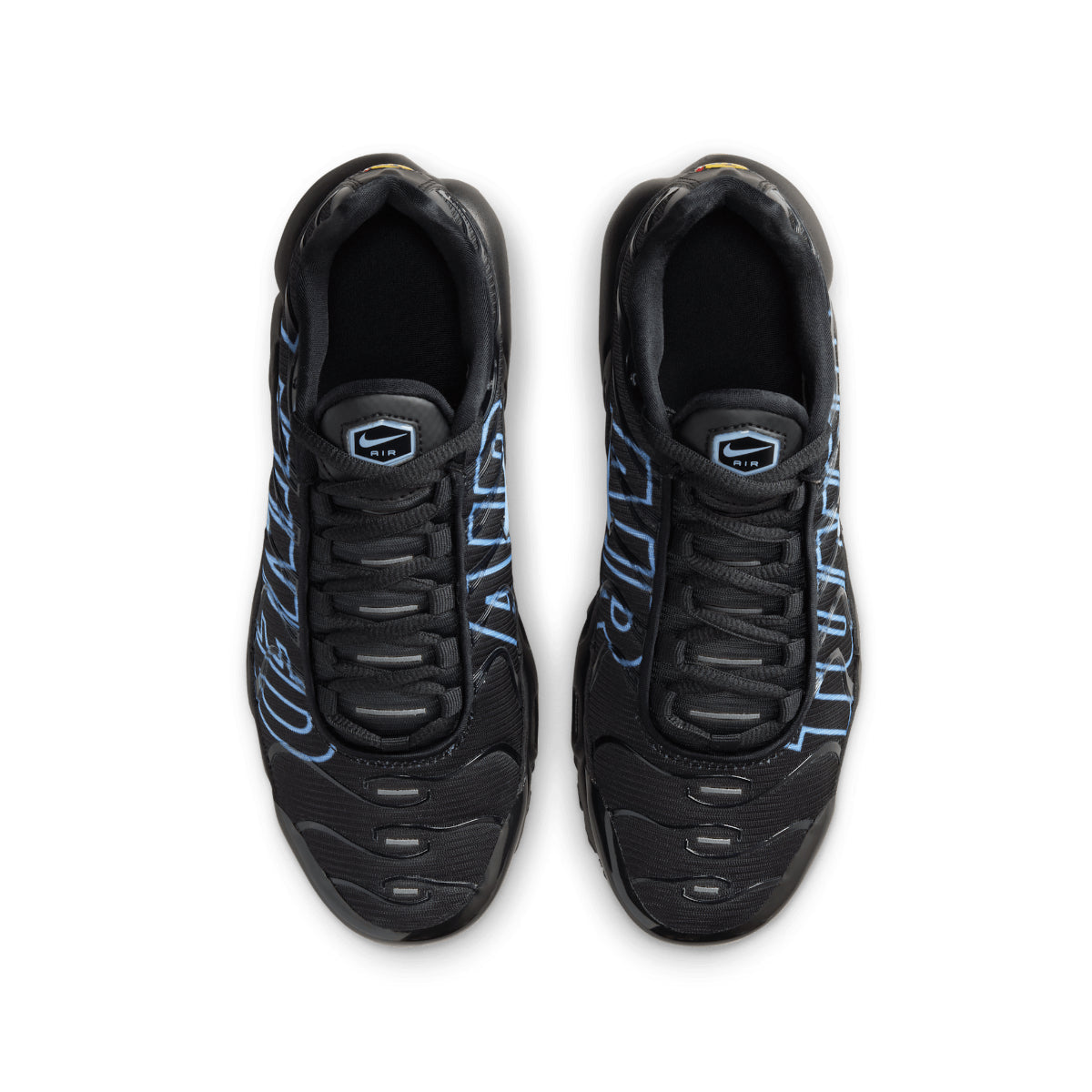 NIKE AIR MAX PLUS "TUNED" BLACK ICE BLUE