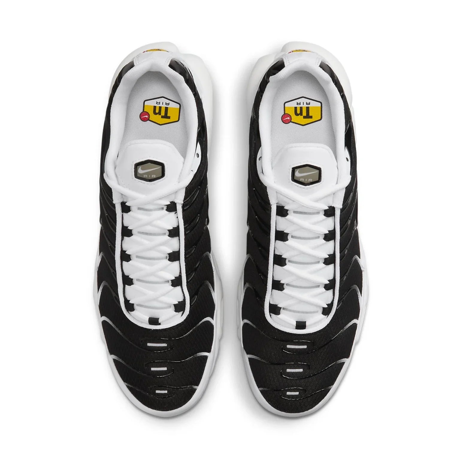 Air Max Plus White Black Metallic